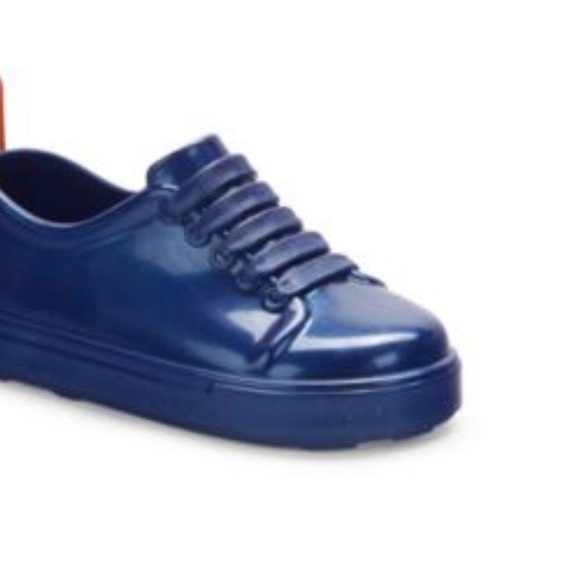Mini Melissa Kid's Mini Be navy jelly Sneakers size 6 slip on - Picture 1 of 6